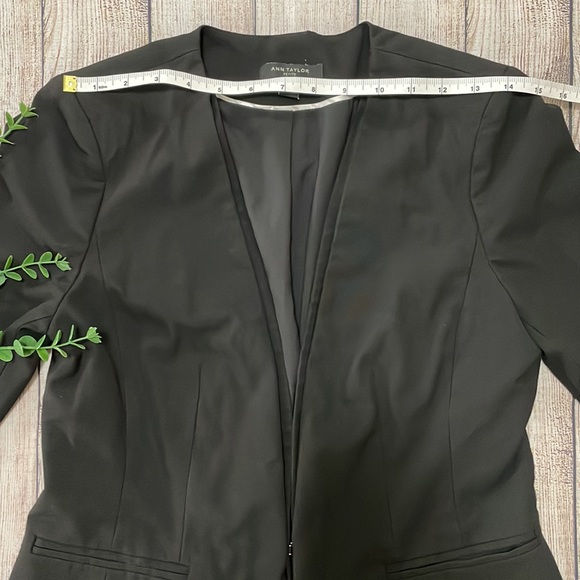 🌸 Clearance! 🌸 Ann Taylor Black Petite Blazer Size 6P - Picture 10 of 14